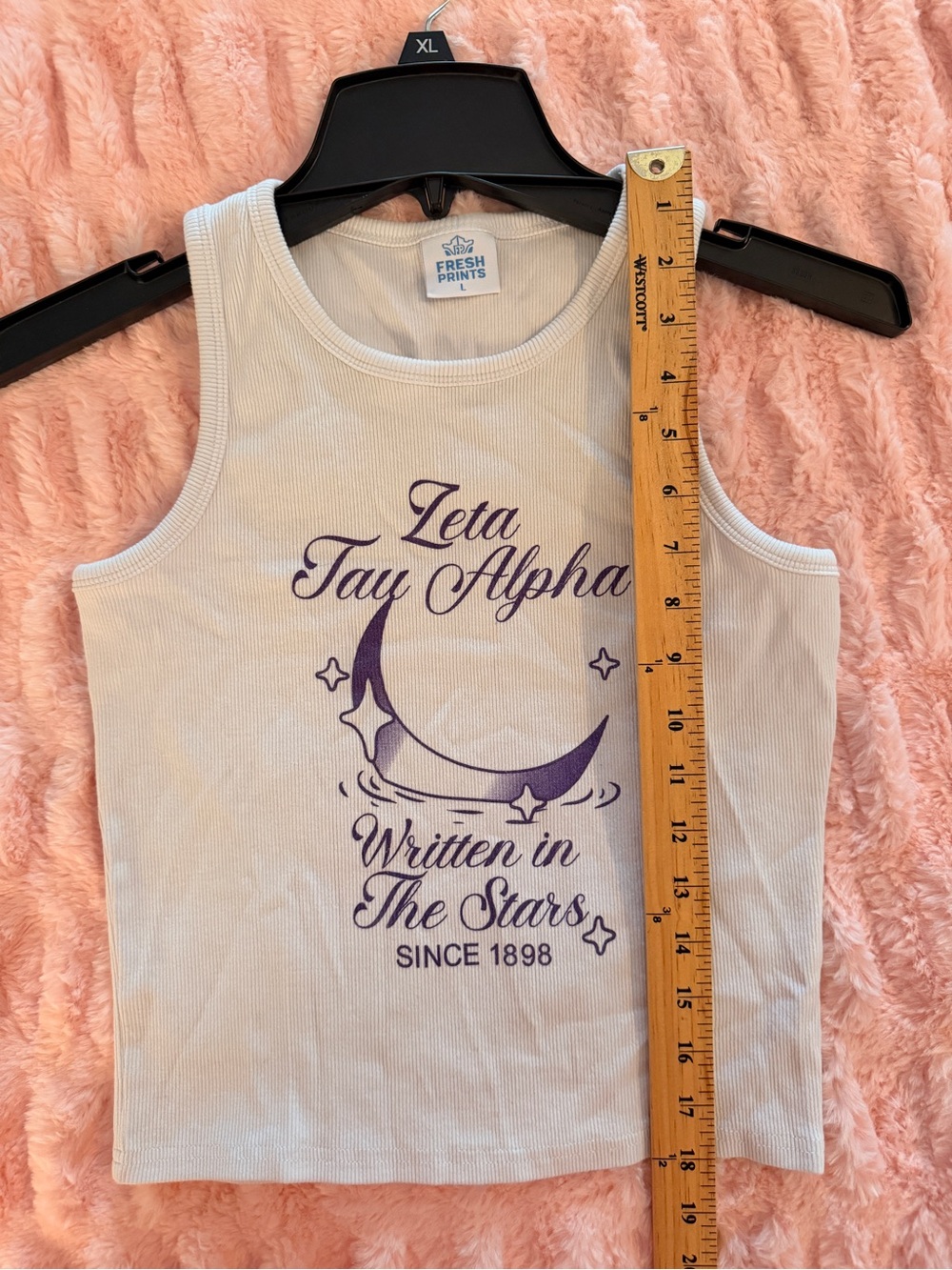 ZETA Fresh Prints L Ribbed Tank Top - Picture 5 of 9